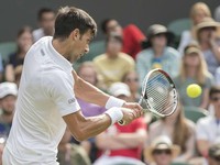Vượt qua Mannarino, Djokovic thẳng tiến vào tứ kết Wimbledon 2017