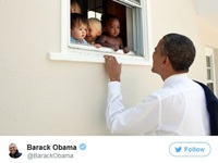 Cựu Tổng thống Mỹ Barack Obama lập kỷ lục trên Twitter