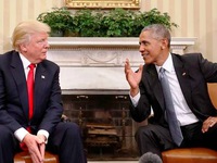 Lễ bàn giao Nhà Trắng giữa Obama và Trump diễn ra như thế nào?