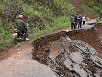 Sơn La: Sạt lở đất do mưa làm 1 người chết