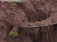Hàng chục điểm sụt lún nguy hiểm xuất hiện sau mưa lũ tại Lai Châu