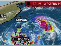 Đài Loan (Trung Quốc) chuẩn bị ứng phó bão Talim