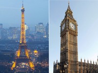 Người dân Anh đến thăm tháp Eiffel nhiều hơn tới Big Ben