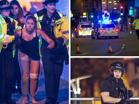 Những hình ảnh khủng khiếp của vụ đánh bom khủng bố tại Manchester