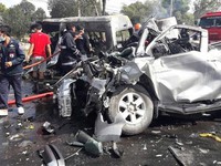 Tai nạn giao thông tại Thái Lan, 25 người thiệt mạng