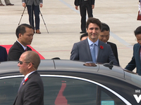 Chùm ảnh: Thủ tướng Canada Justin Trudeau đến Đà Nẵng dự APEC 2017