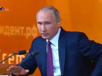 Tổng thống Nga Putin họp báo thường niên năm 2017