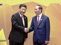 VIDEO: Chủ tịch nước Trần Đại Quang đón lãnh đạo các nền kinh tế APEC tại Đà Nẵng