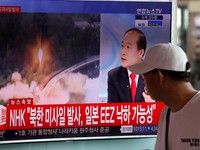 Nhật Bản, Hàn Quốc lên án vụ phóng tên lửa của Triều Tiên