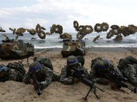 Triều Tiên đề nghị LHQ họp khẩn về tập trận Hàn - Mỹ