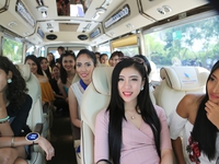 Thí sinh Hoa hậu Hữu nghị ASEAN và niềm vui trên từng chặng đường