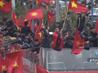 VIDEO: Những hình ảnh đẹp và xúc động trong lễ đón ĐT U23 Việt Nam