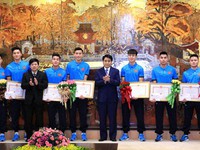 UBND TP Hà Nội khen thưởng các thành viên của ĐT U23 Quốc gia