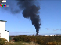 Nổ gây cháy lớn tại nhà máy lọc dầu ở Canada