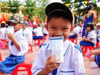 TP.HCM: Hơn 84#phantram phụ huynh đồng ý đề án Sữa học đường