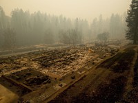 Mỹ: Cháy rừng, cả thị trấn bị thiêu rụi