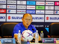 AFF Cup 2018: HLV Park Hang Seo không muốn nói trước kết quả trận gặp ĐT Malaysia tại Bukit Jalil