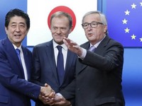 Nội các Nhật Bản thông qua dự luật phê chuẩn FTA với EU