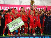 Không khí ăn mừng ĐT Việt Nam của chúng ta vô địch AFF Suzuki Cup 2018