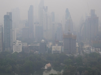 Bangkok, Thái Lan phun nước chống ô nhiễm không khí