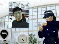 Cảnh sát Trung Quốc dùng kính nhận diện khuôn mặt tìm tội phạm