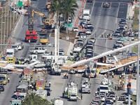 Vụ sập cầu ở Miami, Mỹ: Ít nhất 4 người thiệt mạng