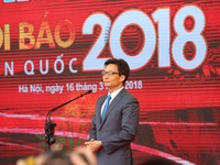 Tưng bừng khai mạc Hội báo Toàn quốc 2018 tại Hà Nội
