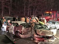 Mỹ: Tai nạn liên hoàn giữa 18 xe trên đường cao tốc