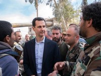 Tổng thống Bashar al-Assad đích thân thị sát tiền tuyến Đông Ghouta