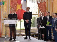 Tổng Bí thư Nguyễn Phú Trọng gửi Điện cảm ơn Tổng thống Pháp