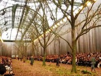 Chanel biến khu rừng lá vàng thành sàn diễn thời trang