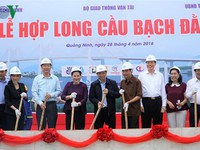 Hợp long cầu Bạch Đằng trị giá 7.300 tỷ đồng nối Hải Phòng với Quảng Ninh