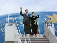 Chủ tịch nước bắt đầu chuyến thăm cấp Nhà nước tới Nhật Bản