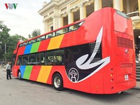 Khám phá Hà Nội bằng xe bus 2 tầng
