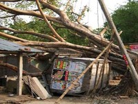Mưa bão dữ dội ở Ấn Độ làm 21 người chết