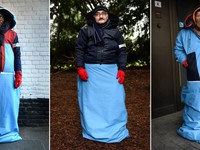 Áo túi ngủ - giải pháp cho người vô gia cư tại Hà Lan