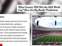 Các ngân hàng 'phân tâm' vì FIFA World Cup™ 2018