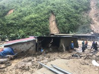 Lai Châu: Khó khăn tìm kiếm các nạn nhân mất tích do mưa lũ
