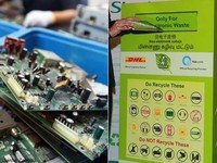 Kinh nghiệm xử lý rác thải điện tử của Singapore