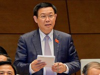TRỰC TIẾP: Phó Thủ tướng Vương Đình Huệ trả lời chất vấn