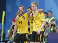 KẾT QUẢ trận tranh hạng Ba FIFA World Cup™ 2018, Bỉ 2-0 Anh: Meunier cùng Eden Hazard lập công, ĐT Bỉ giành hạng Ba