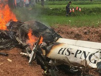 Rơi trực thăng ở Thái Lan, 4 người thiệt mạng