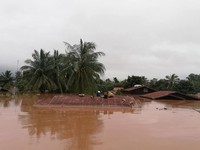 Lãnh đạo Đảng, Nhà nước gửi điện thăm hỏi về vụ vỡ đập thủy điện ở Lào