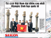 Đoàn học sinh Việt Nam giành thắng lợi vang dội tại kỳ thi Olympic Sinh học Quốc tế