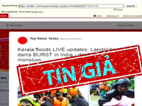 Người dân vùng lũ lụt Ấn Độ hoang mang vì tin giả bủa vây