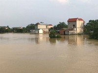 Khắc phục tình trạng ngập lụt tại Chương Mỹ, Hà Nội
