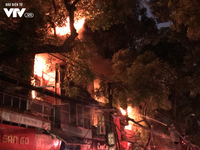 Cháy lớn ở đường La Thành: Cháy 19 căn nhà, 31 hộ và 99 nhân khẩu bị ảnh hưởng