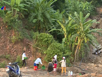 Mường Lát (Thanh Hóa) thiếu nước sinh hoạt sau mưa lũ