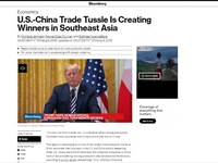 Căng thẳng thương mại Mỹ - Trung tạo cơ hội cho ASEAN