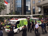 Sập một phần tòa nhà Sở Giao dịch Chứng khoán Indonesia làm hàng chục người bị thương